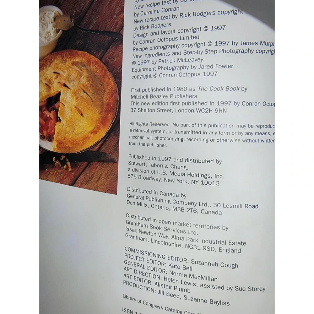 Vintage 1997 The Essential Cook Book Conran Hopkinson Hardcover Like New